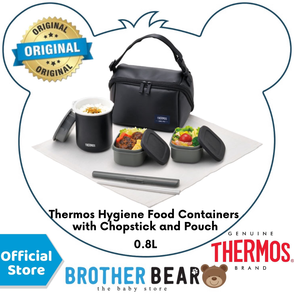 Thermos DBQ Series Hygiene Food Container With Chopstick and Pouch
