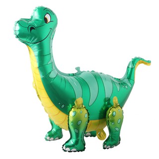 3D dinosaur balloons foil standing green dinosaur tanystropheus dragon birthday deco party favors supplies boy kids toys #3