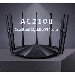 Tenda AC1200 Dual-Band Wireless Router Wifi Repeater with 5*6dBi High Gain  Antennas Wider Coverage AC7 wifi extender