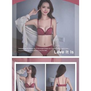 Image of thu nhỏ Women Push Up Sexy Bra Small Chest Gathered Padded Comfy Anti-sag Bralette Underwear #8