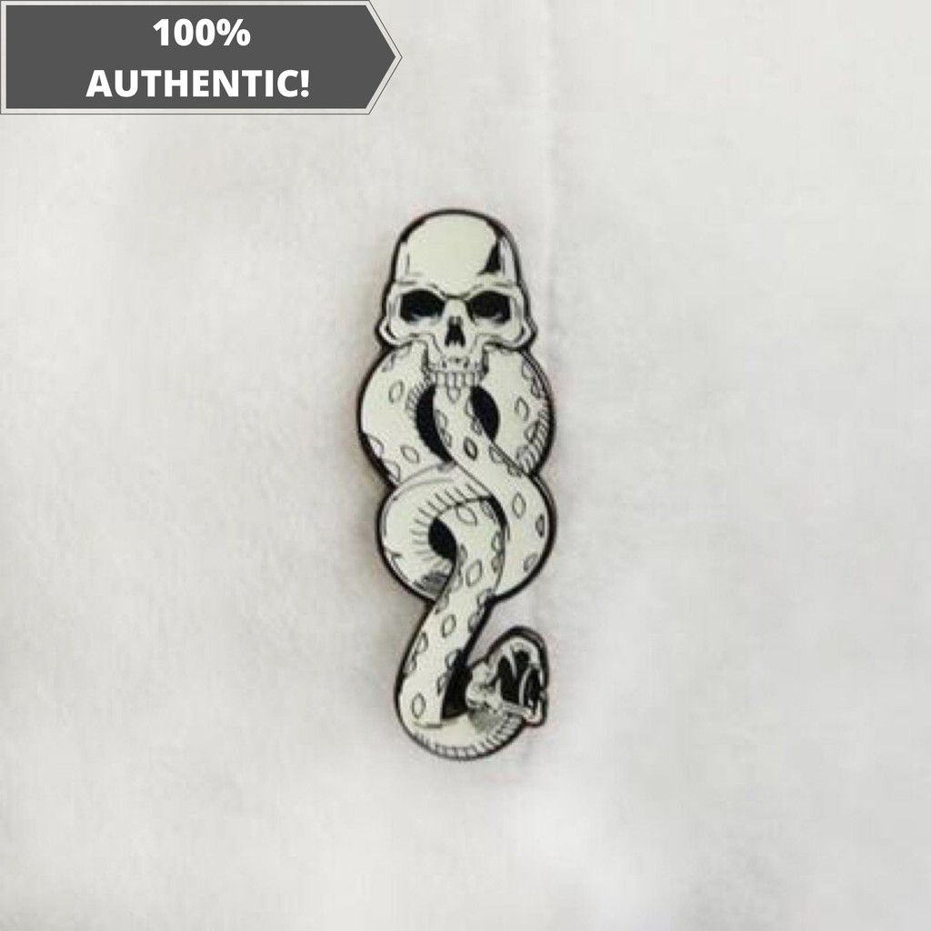 Harry Potter Dark Mark Glow Enamel Pin Shopee Singapore