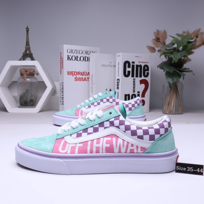 vans purple green