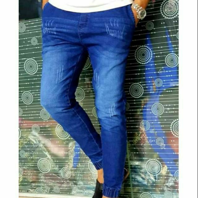 h and m denim joggers