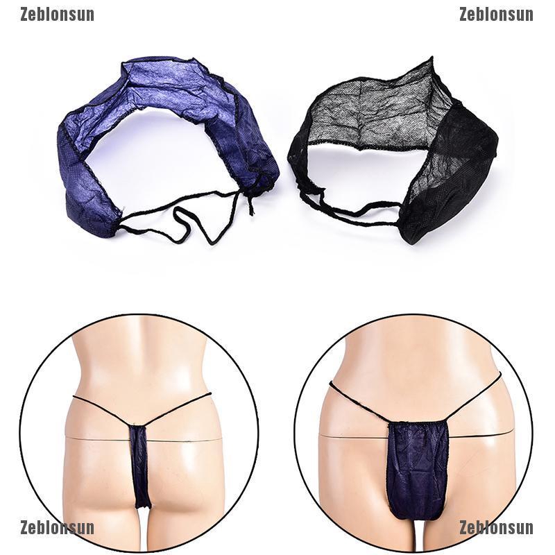1PCS New White Saloon Spa Travel Disposable Panties Underwear T-back G-string