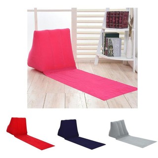 Inflatable Triangle Back Support Pillow Cushion Camping