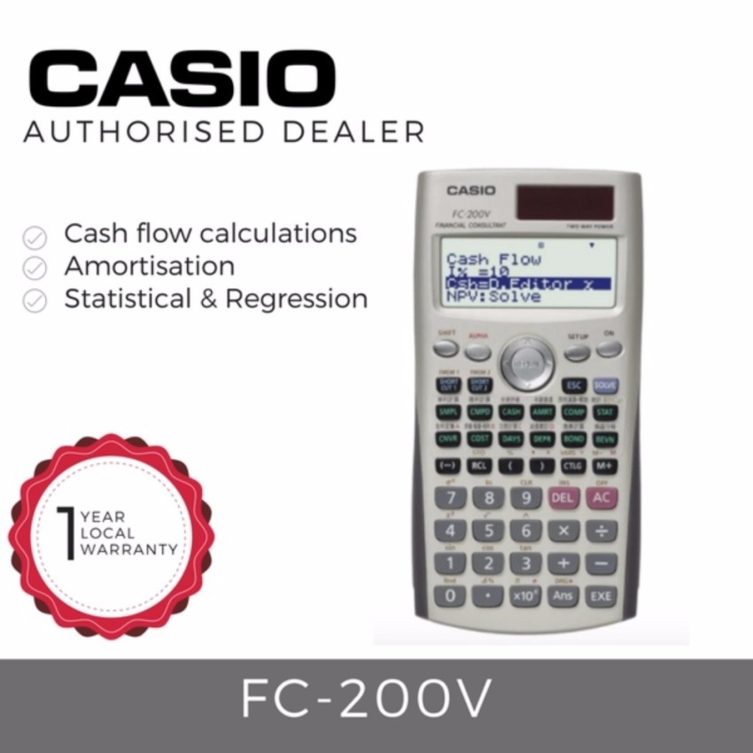 casio fc 200v price