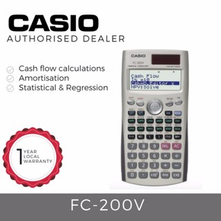 Casio Fc 200v Financial Calculator Casio Fc200v Shopee Singapore