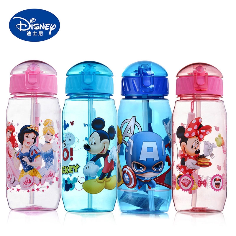 Disney 450ML Kids Baby Water Bottle Tritan BPA Free Children's Cup Baby ...