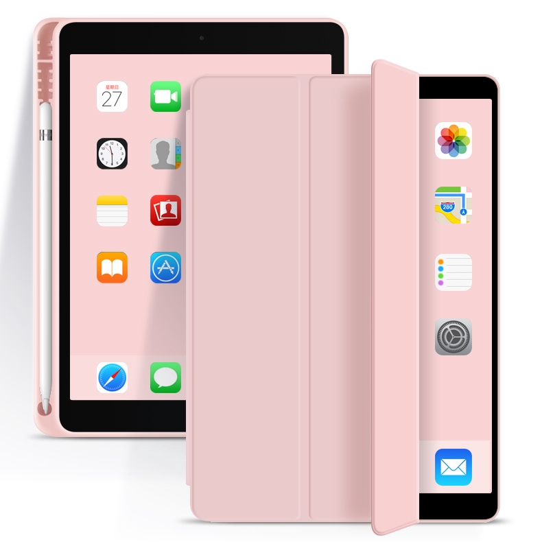 Casing Ipad Apple Silicone Soft Cover With Pencil Holder Ipad 7th 6th 5th Gen Case Air3 Air2 Air1 Ipad Pro10 5inch 11inch 12 9inch Ipad Mini 4 5 Ultra Thin Intelligent Dormancy Shopee Singapore