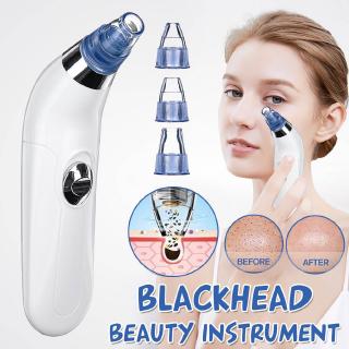 Vacuum suction blackhead whitehead remover pore vacuum cleaner Pore Cleaning & Blackhead Removing Device Blackhead whitehead Remover Electric Facial Beauty Machine 4 Suctions Cleaner