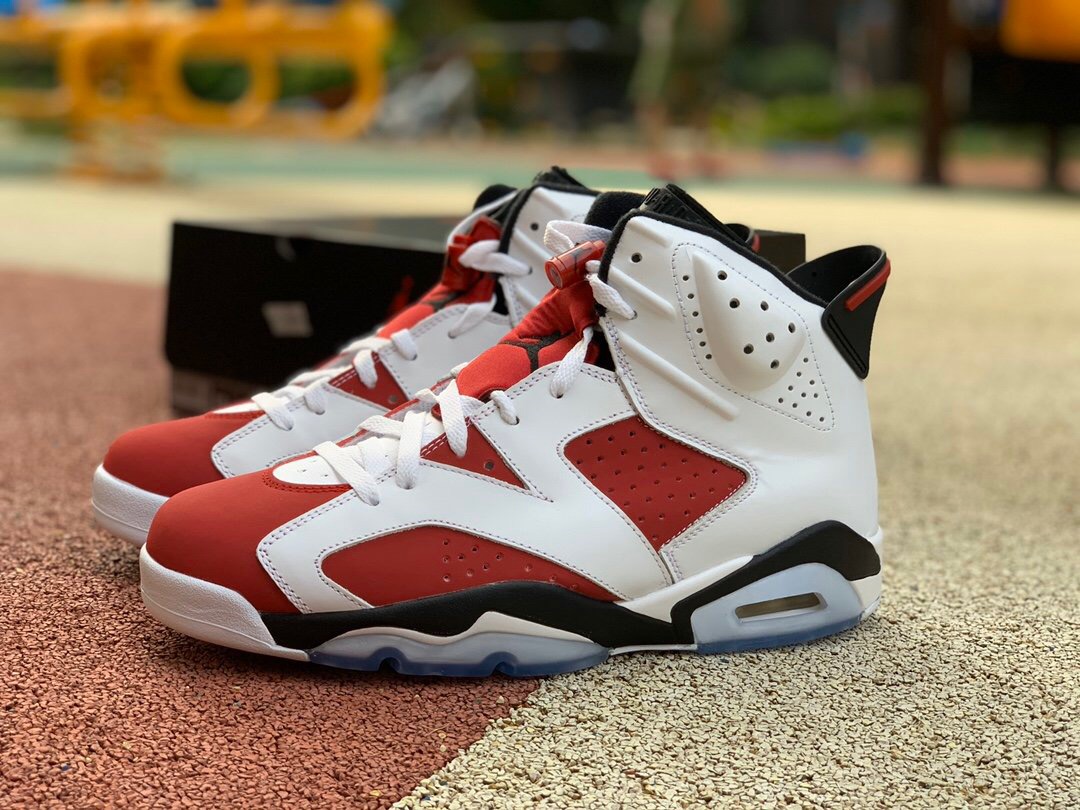 retro 6 red and white