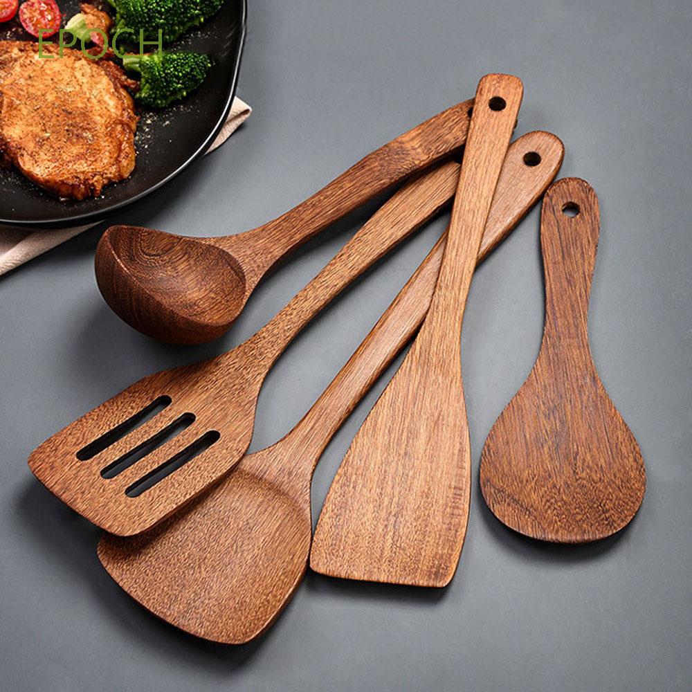 EPOCH Wooden Cooking Shovel Vegetable Rice Spatula Mixing Spoon