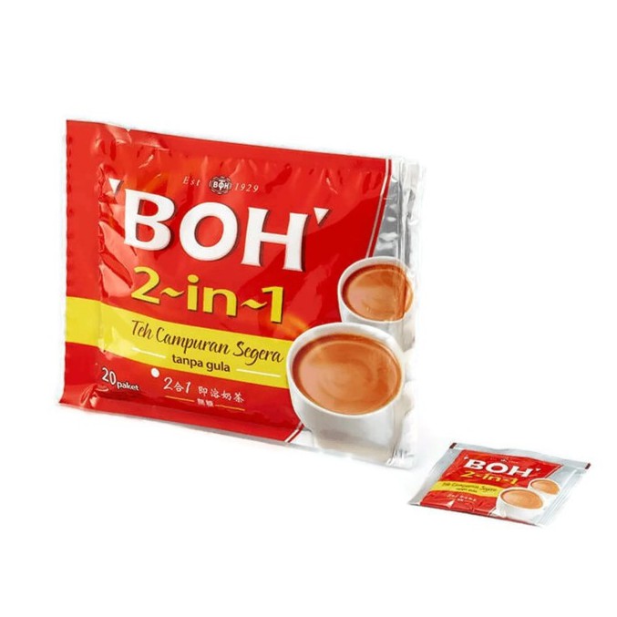 BOH Tea 2 In 1 Without Sugar Shopee Singapore