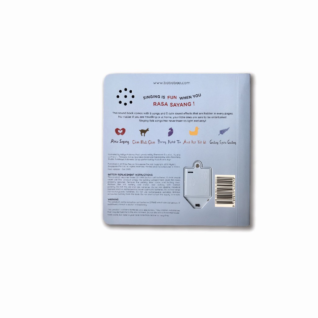 Rasa Sayang Pocket Sound Book Shopee Singapore