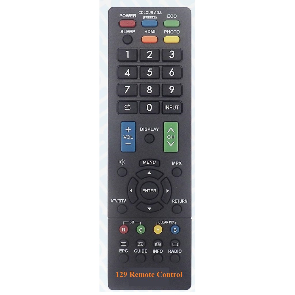 Sharp Crt Tv Remote