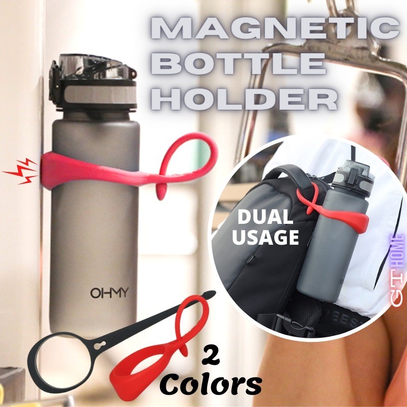 Water Bottle Holder Attach your water bottle conveniently to metal surface or hang onto