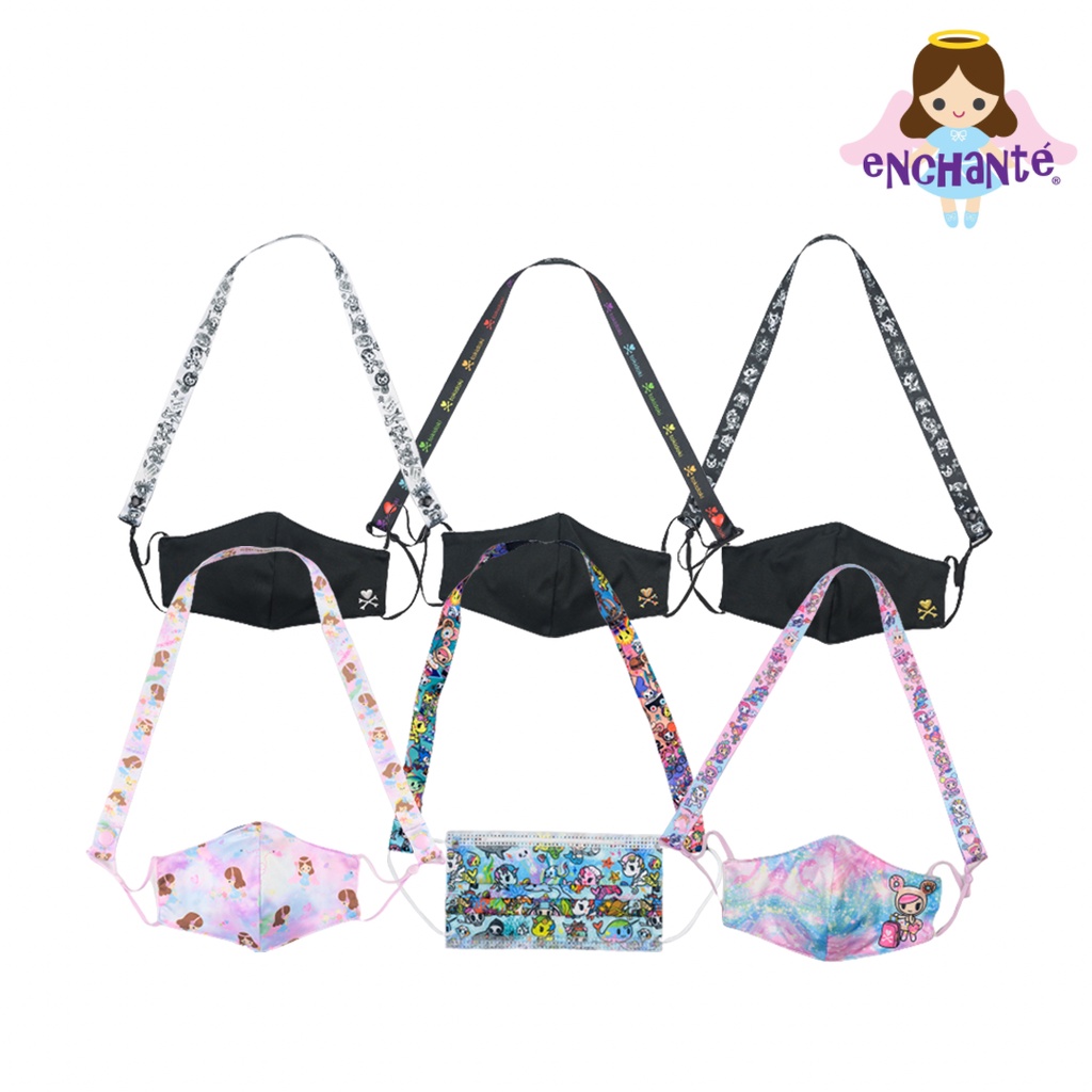 Assorted Mask Straps / Lanyard / Keyring (tokidoki / Enchante) Shopee
