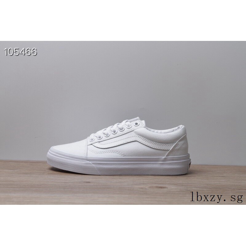 pure white canvas shoes