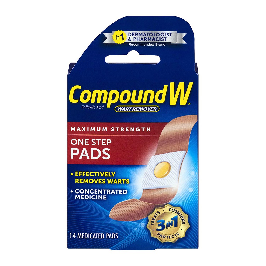 Compound W Salicylic Acid Wart Remover, Maximum Strength, 14 Medicated