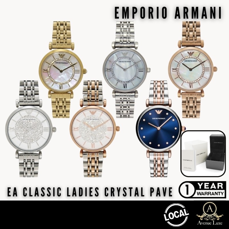 Sg Emporio Armani Classic Analog Crystal Pave Ladies Watch Ar1907 Ar1908 Ar1909 Ar1925 Ar1926 Shopee Singapore Sg Emporio Armani Classic Analog Crystal Pave Ladies Watch Ar1907 Ar1908 Ar1909 Ar1925 Ar1926 Shopee Singapore