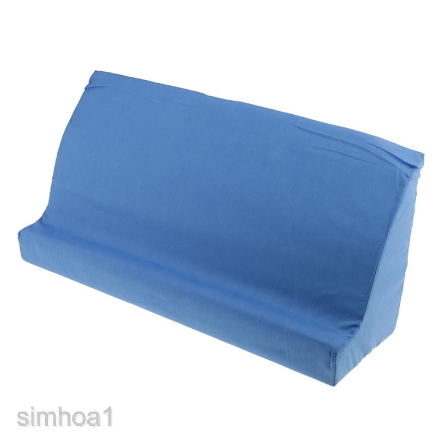 Blue Foam Bed Wedge Acid Reflux Pillow Leg Back Lumbar ...