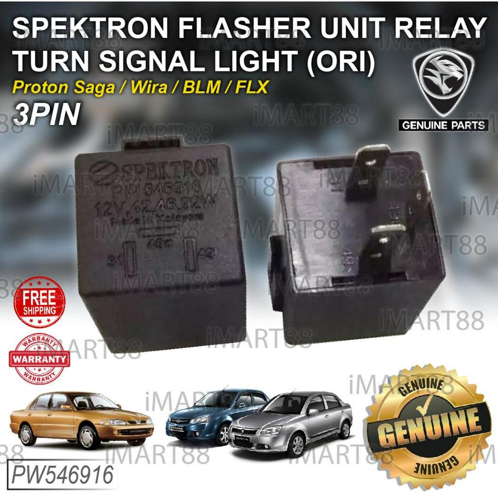 Original Spektron Flasher Unit Relay Turn Signal Light 3 Pins PW546916