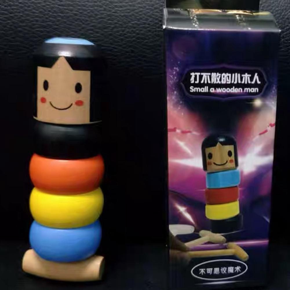 Unbreakable Wooden Man Magic Toy 