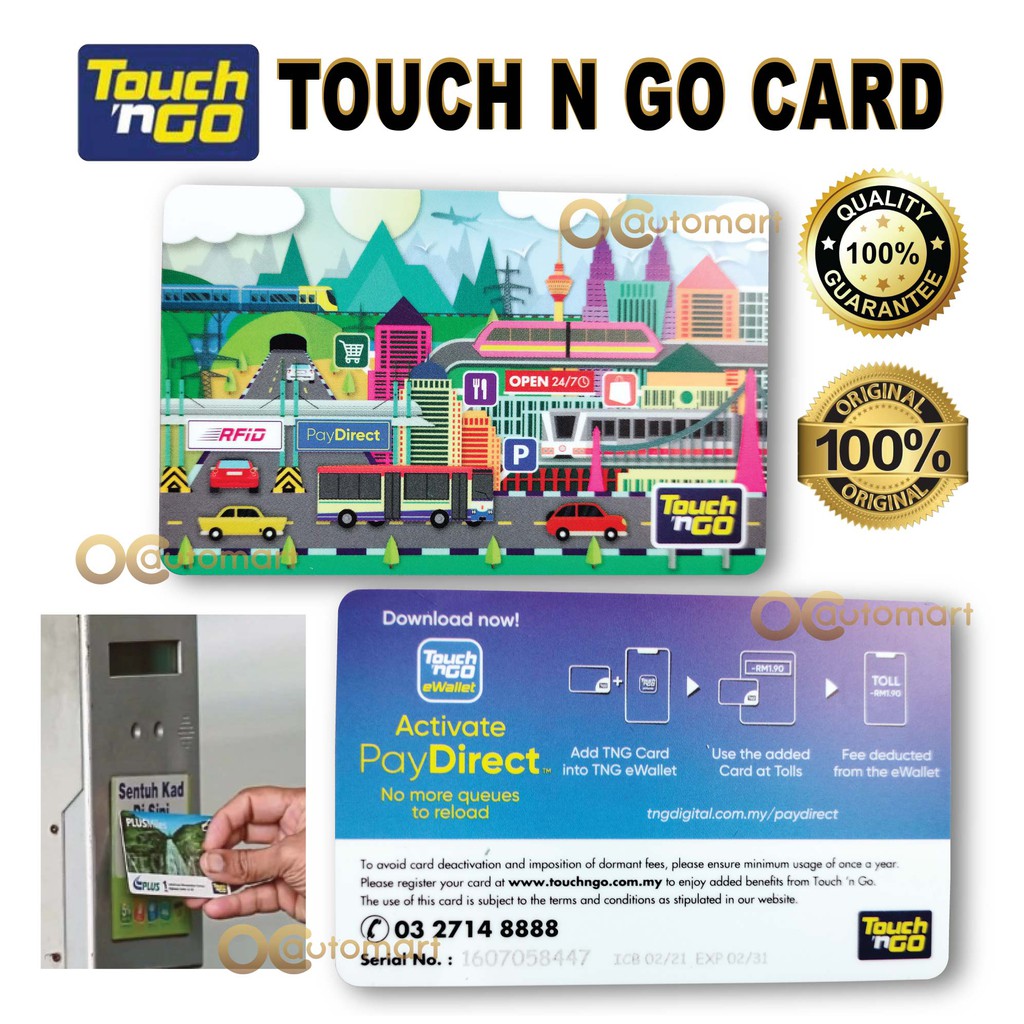Touch N Go Kad Card Touch And Go Tng Touchngo Card Smart Shopee Singapore