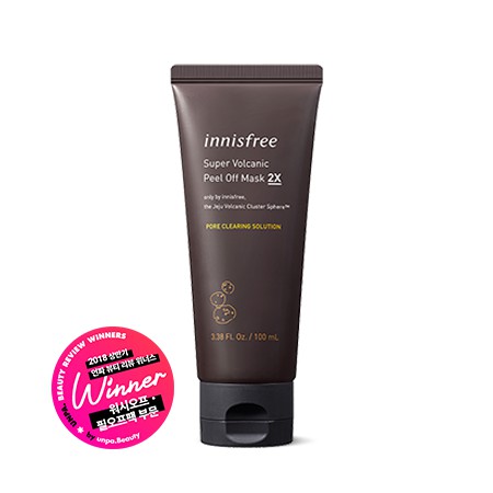 Innisfree Super Volcanic Peel Off Mask 2x Pore Clay Mask 100ml Shopee Singapore