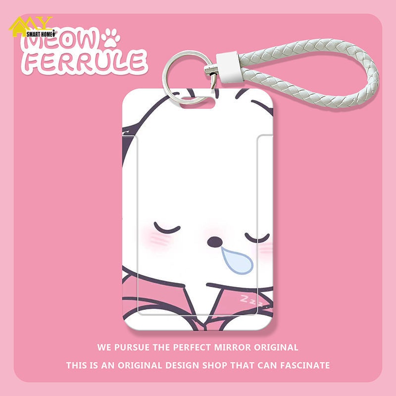 Image of Cartoon Protective Cover Hello Kitty Kuromi ATM Credit Card Cover Student Card Holder ID Card Plastic Card Holder Cover Standard Size Melody Cinnamoroll Access Control Card landyard card holder id card holder Cute Card Holder touch and go card holder #8