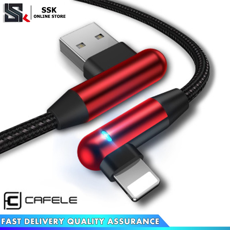 Cafele 5a Quick Charge Usb 1 2m 1 8m Iphone Android Typec Fast Charging Cable Iphone Shopee Singapore