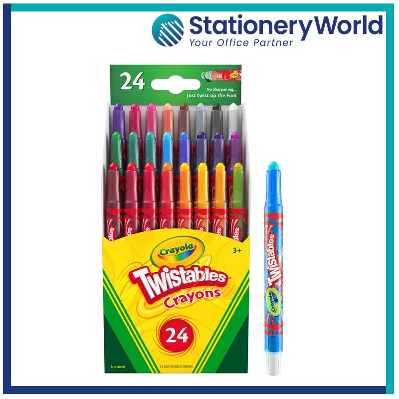 Crayola Twistables Crayons 24CT 529724 | Shopee Singapore