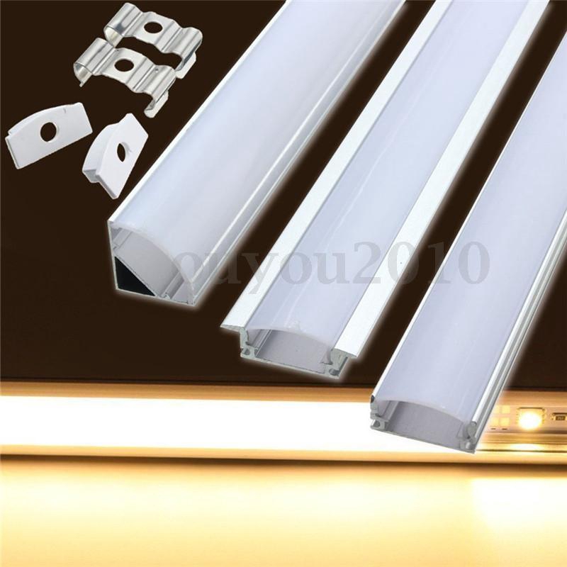 Rigid Led Strip Aluminum Channel Case Shell Milk Cover Singapore