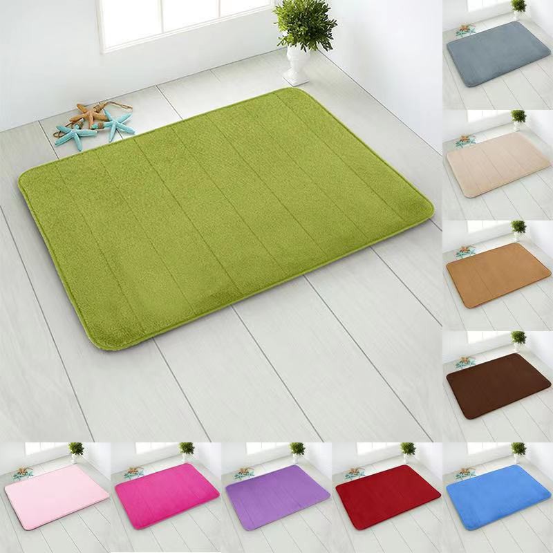 1PC Memory Foam Absorbent Soft Mat Bath Bathroom Bedroom Floor Shower Rug door mat