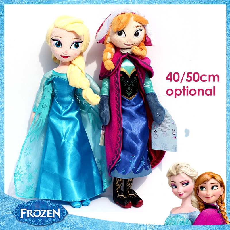 Stoffpuppe Disney Princess Plush Frozen Anna Elsa Puppe Plüsch Doll Kids Gifts 