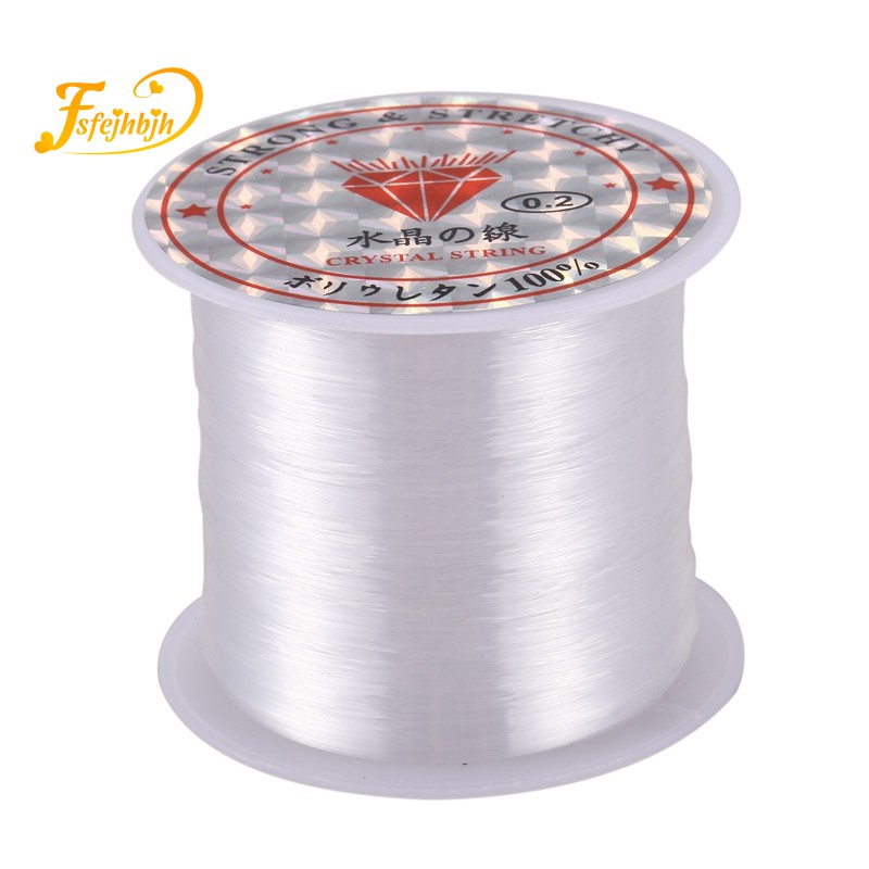 200m Jewellry Craft String Beading Wire Thread Cord Reel Fishing Wire 0.25mm 
