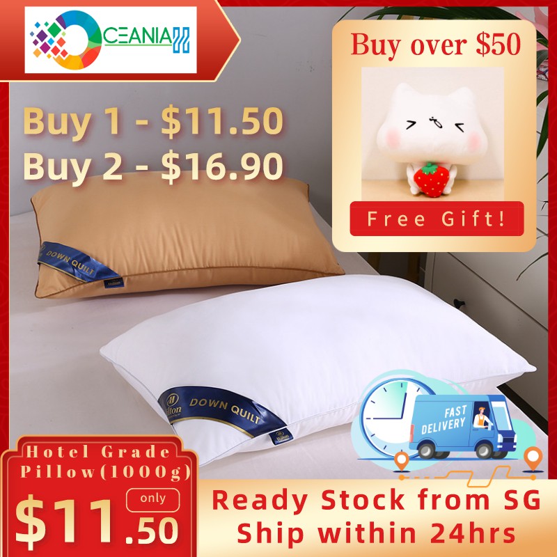 【SG READY STOCK】HOTEL GRADE PILLOW Premium Quality Pillow soft ...