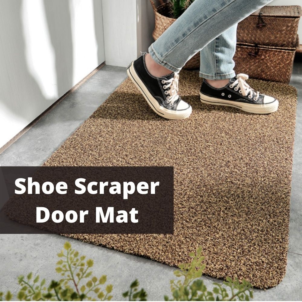 Door Mat Rug Non Slip Shoe Scraper Mud Dirt Trap Home Entryway Decor Gift New 