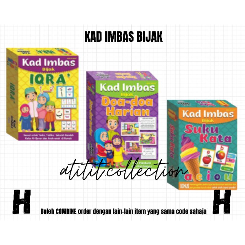 Imbas Bijak Daily Prayers Iqra Words Taska Tadika Preschool Shopee Singapore