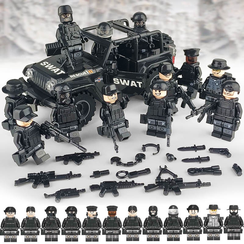 12pcs Special Force Mini Figures With 