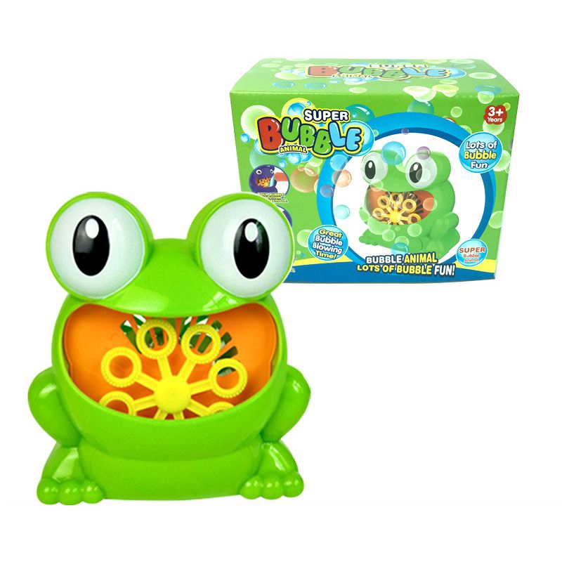 frog bubble bath machine