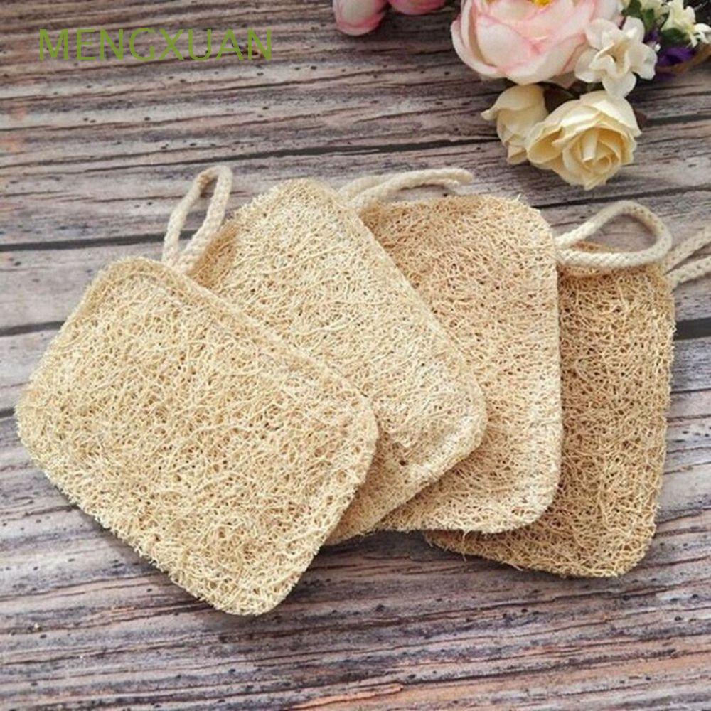 MENGXUAN Durable Loofah Dishwashing Brush Reusable Dish Sponge Scouring ...