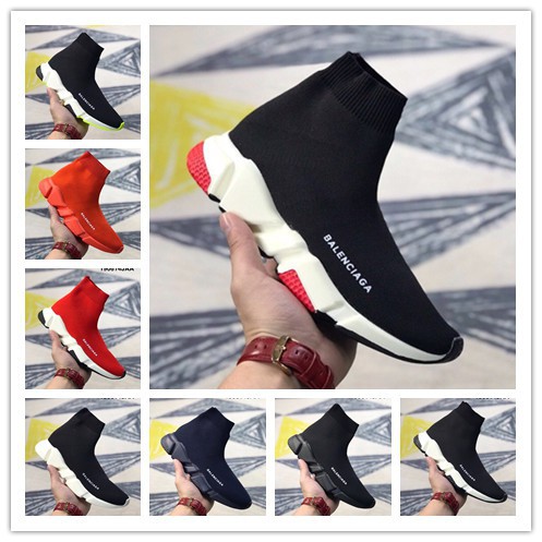 Balenciaga Speed Runners Black And White Mount Mercy