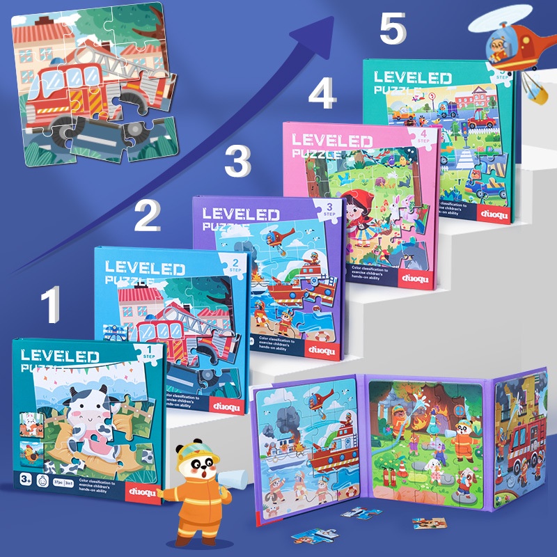 [SG SELLER] Kids Leveled puzzle early learning educational