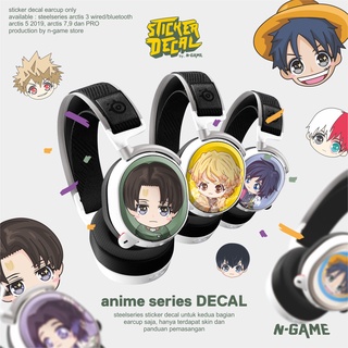 Steelseries Arctis Anime Series Decal Sticker Skin Protector