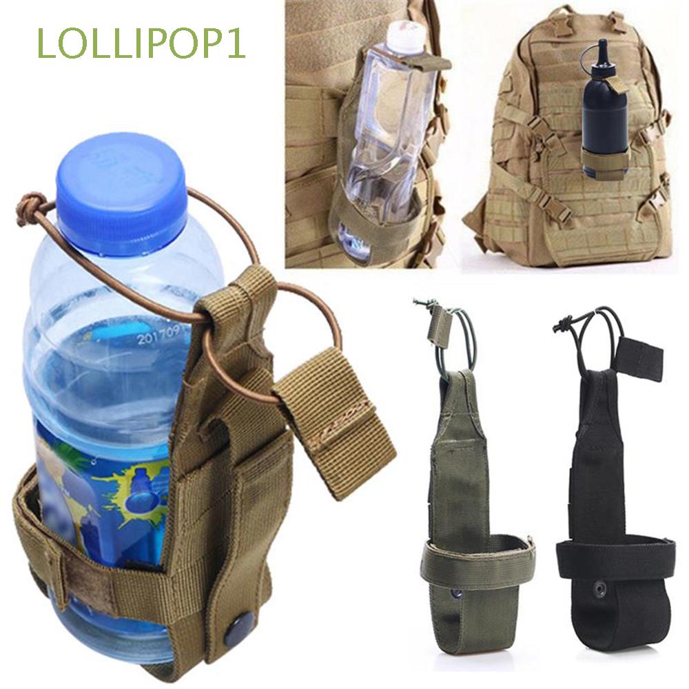 Portable  nylon travel tactical water bottle pouch adjustable magic tape CRIT 