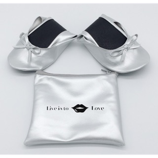Image of Foldable Shoes Ballerina In a bag - 7 colours