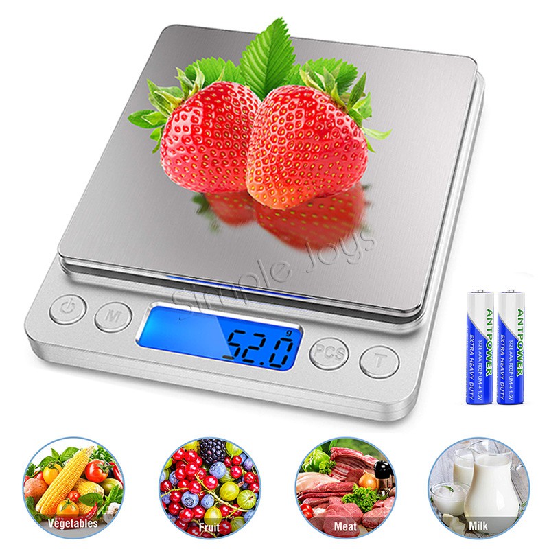 Digital Kitchen Weighing Scale Multifunction for Food Baking Jewelry