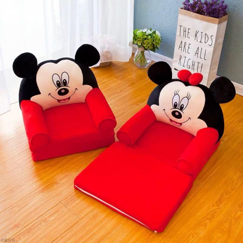 mickey mouse folding couch