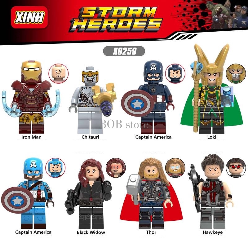 avengers lego minifigures